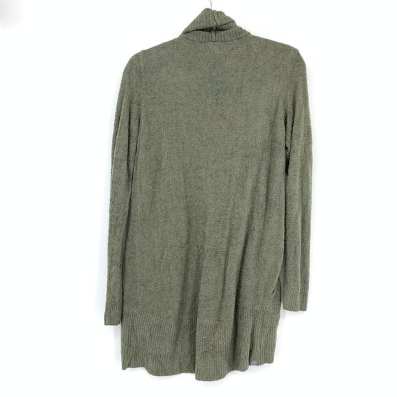 Barefoot Dreams Cozychic Lite Size XS/S Circle Cardigan Sweater Open Front Green - Picture 2 of 6